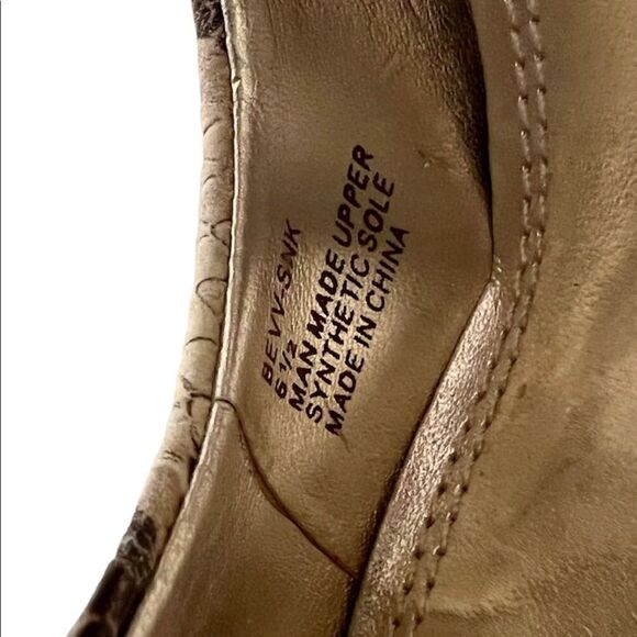 Steve Madden Snake Print Heels Sz 6.5 Stiletto Worn By Actress Less Than 2 Hrs - Picture 5 of 7